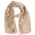 Elie Saab Scarf Taupe-Beige Design - Chiffon Silk Shawl