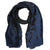Elie Saab Scarf Dark Blue Design - Paneled Embellished Silk Shawl