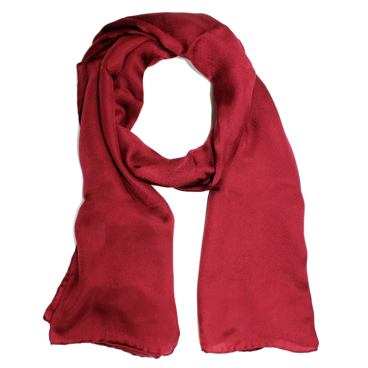 Elie Saab Scarf Maroon Tonal - Silk Shawl SALE