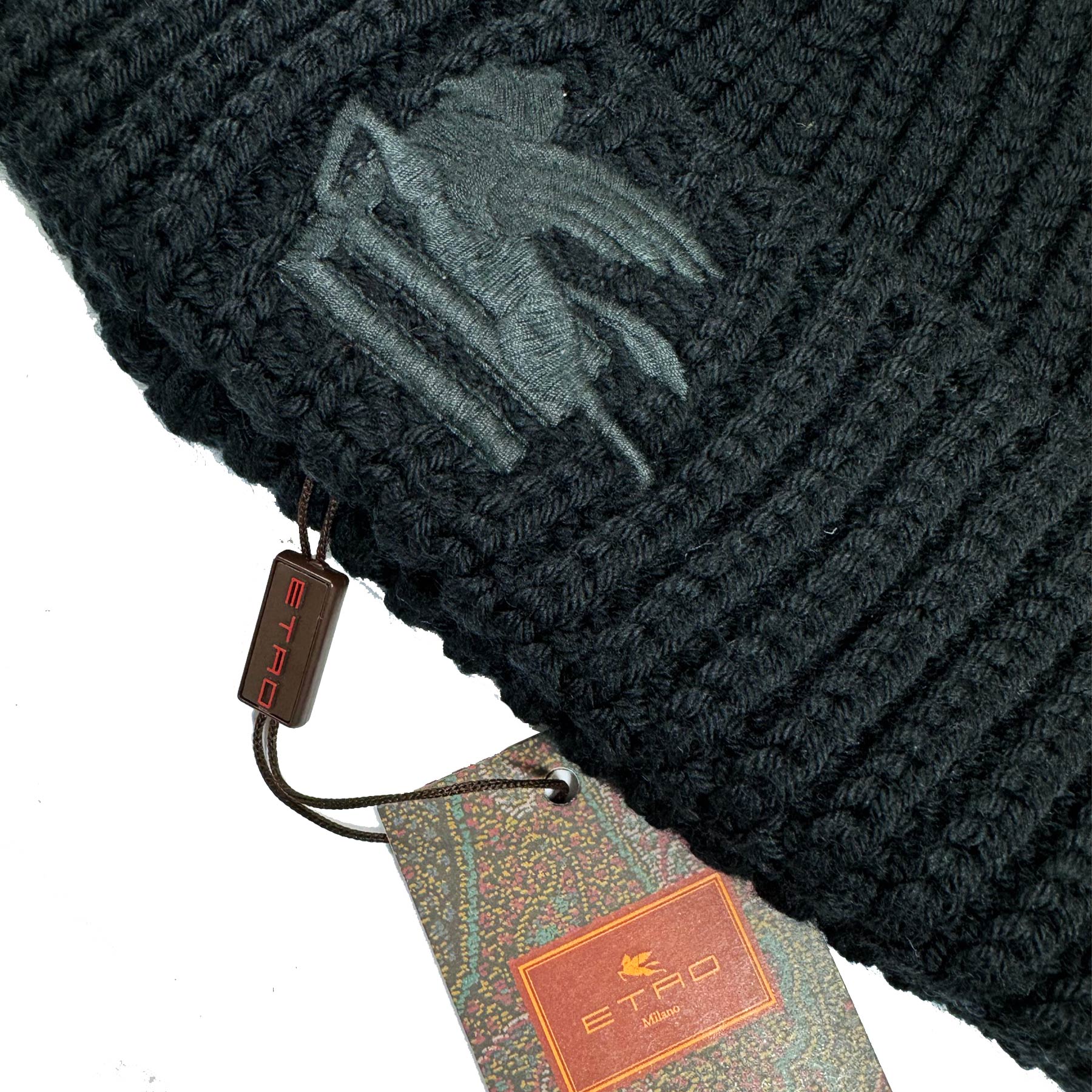 Etro Wool Hat Black Beanie