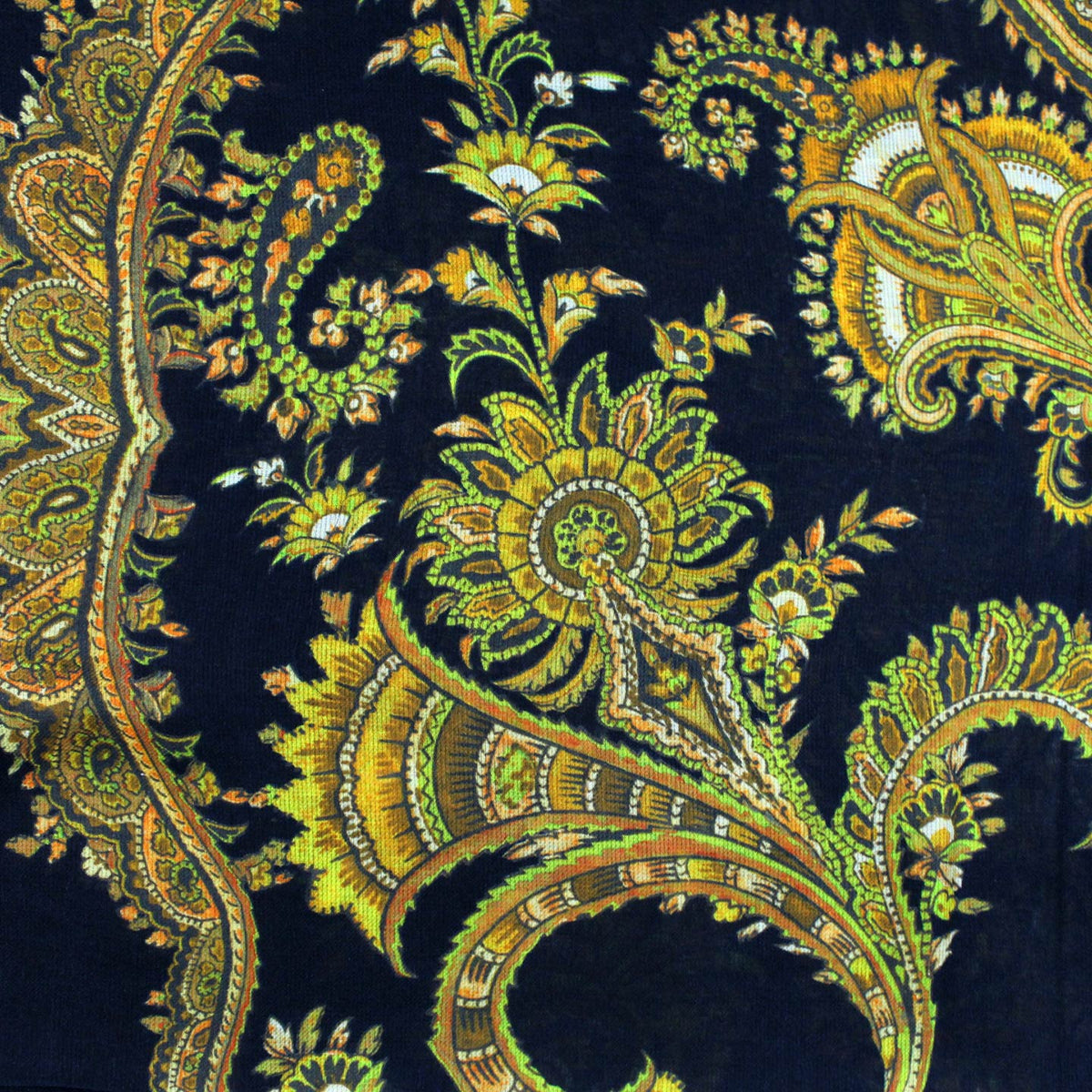 Etro Scarf Placed Paisley Design - Extra Large Square Cashmere Shawl SALE