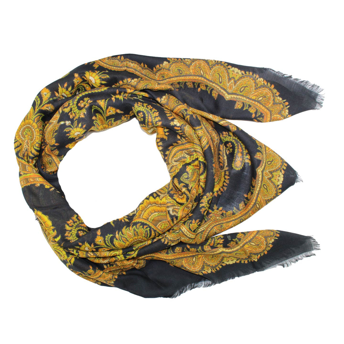Etro Scarf Placed Paisley  New
