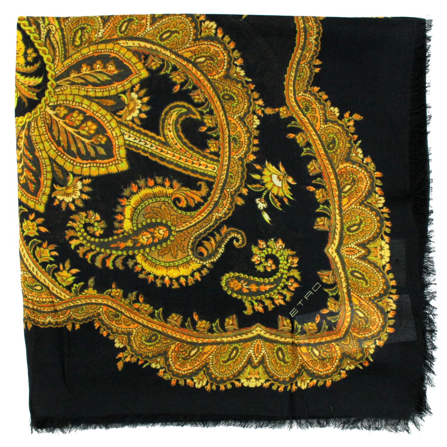 Etro Scarf Placed Paisley Design - Extra Large Square