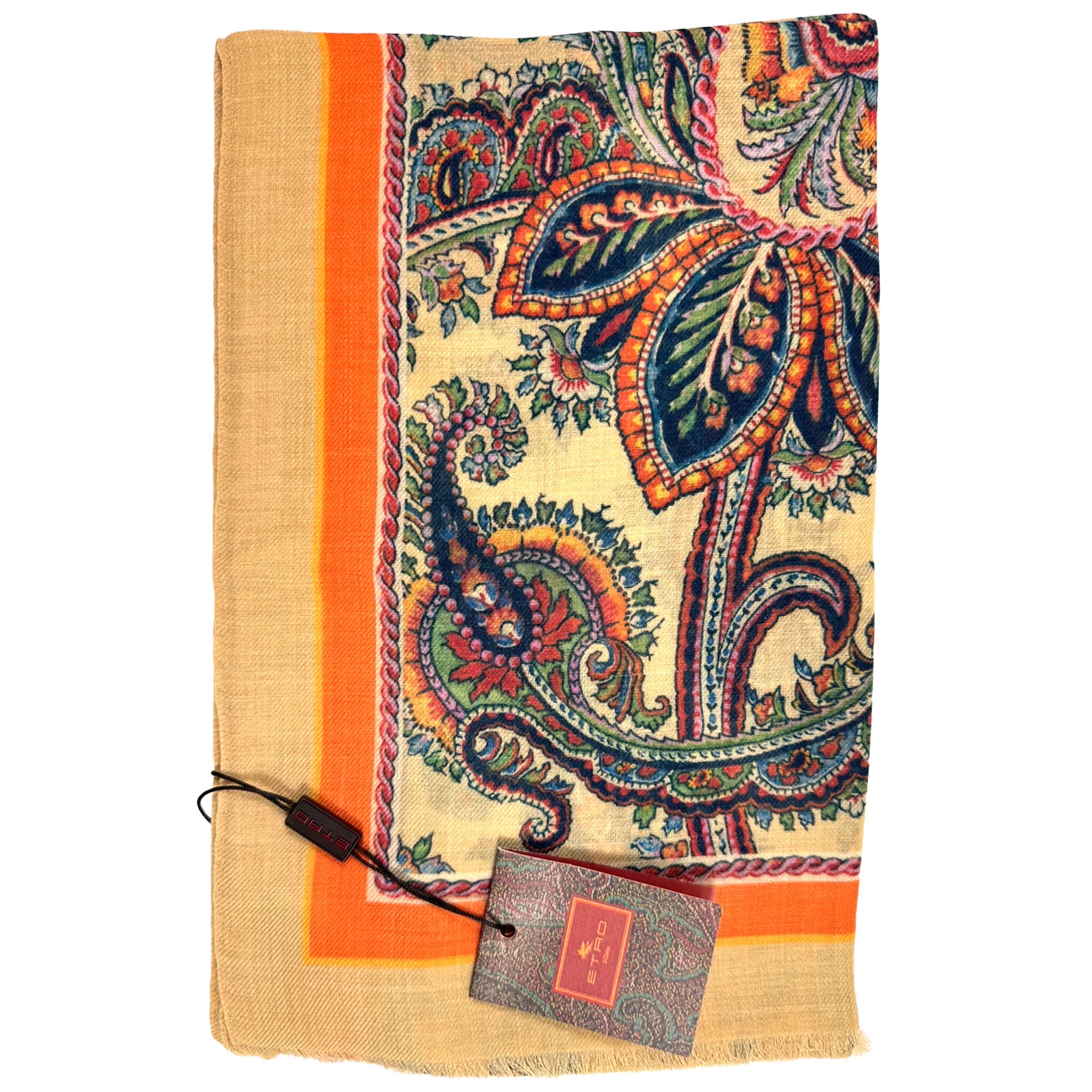 Foulard Châle ETRO Multicolore - Occasion Fabriqué En Italie