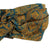 Etro Head Scarf Turban Turquoise Orange-Gold