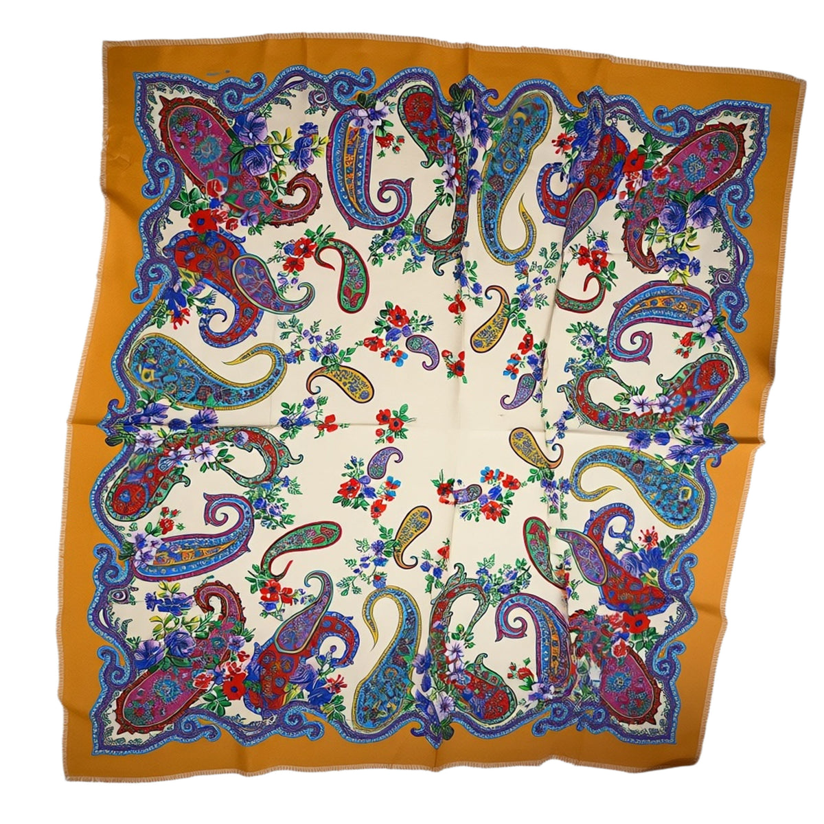 Etro Scarf Paisley Design - Extra Large Square Shawl
