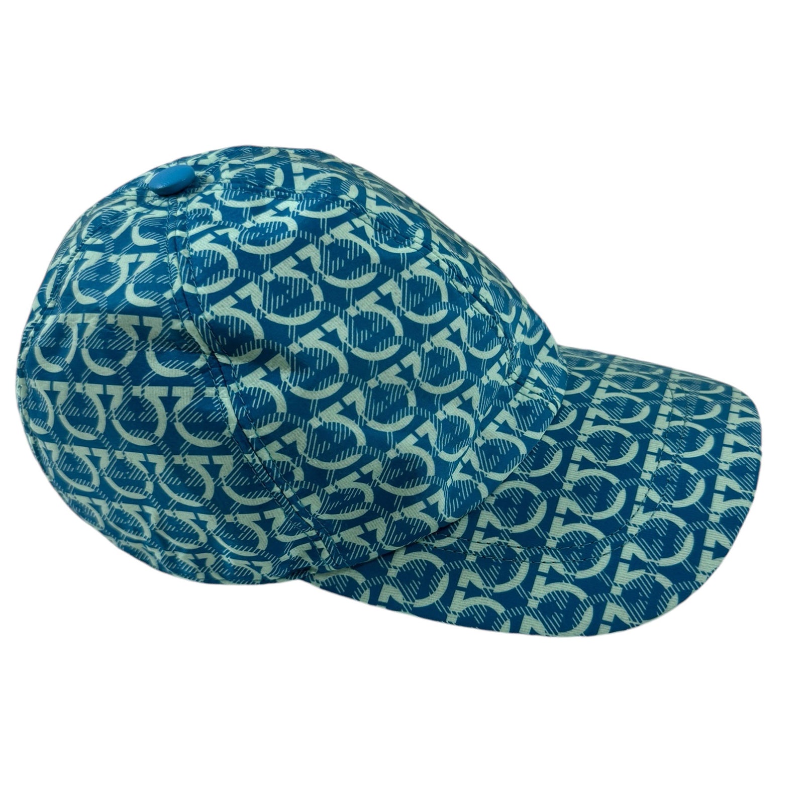Ferragamo Baseball Cap Gancini Aqua
