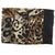 Salvatore Ferragamo Silk Scarf Black Gray Brown Tiger Design - Large 55" Square