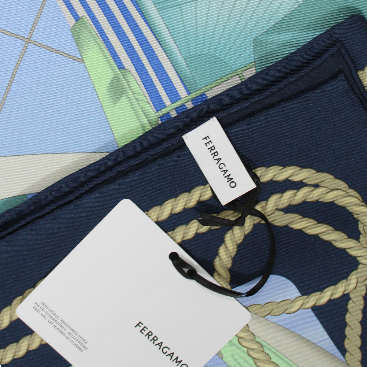 Salvatore Ferragamo Scarf Sailing 
