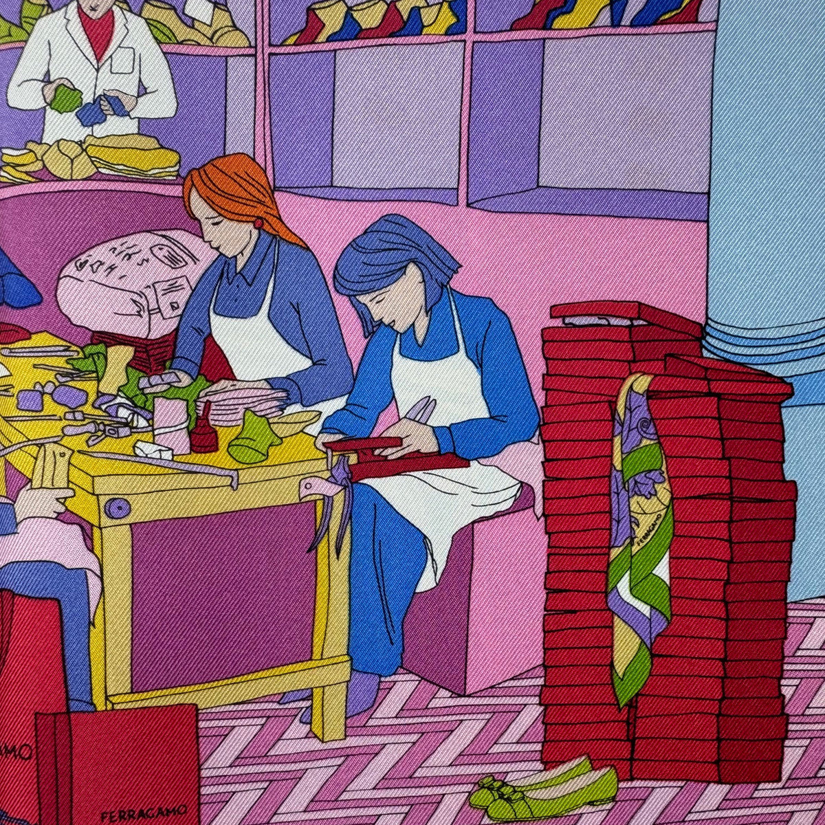 Ferragamo Scarf Atelier Design 