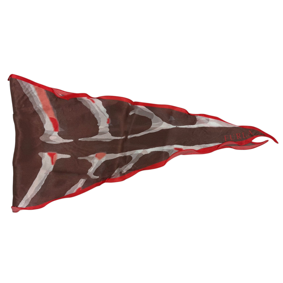 Furla Scarf Pink Taupe New