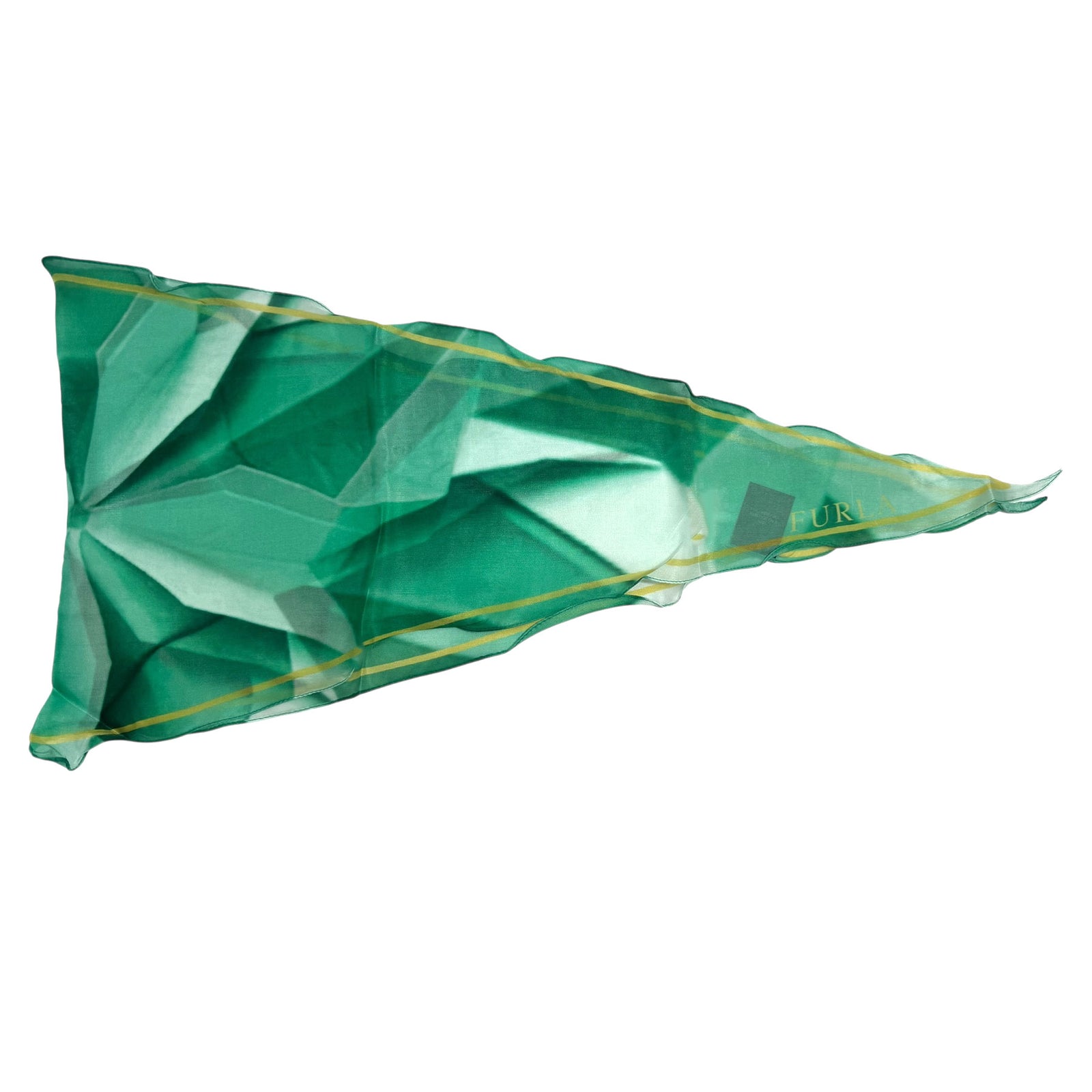 Furla Scarf Emerald Green - Diamond Shape 
