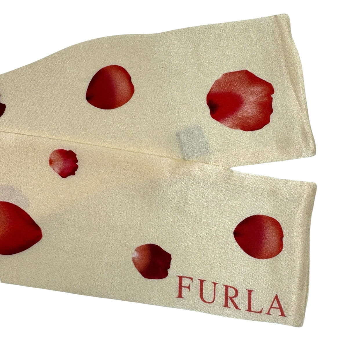 Furla Bandeau Pink Design - Silk Women Twilly Scarf