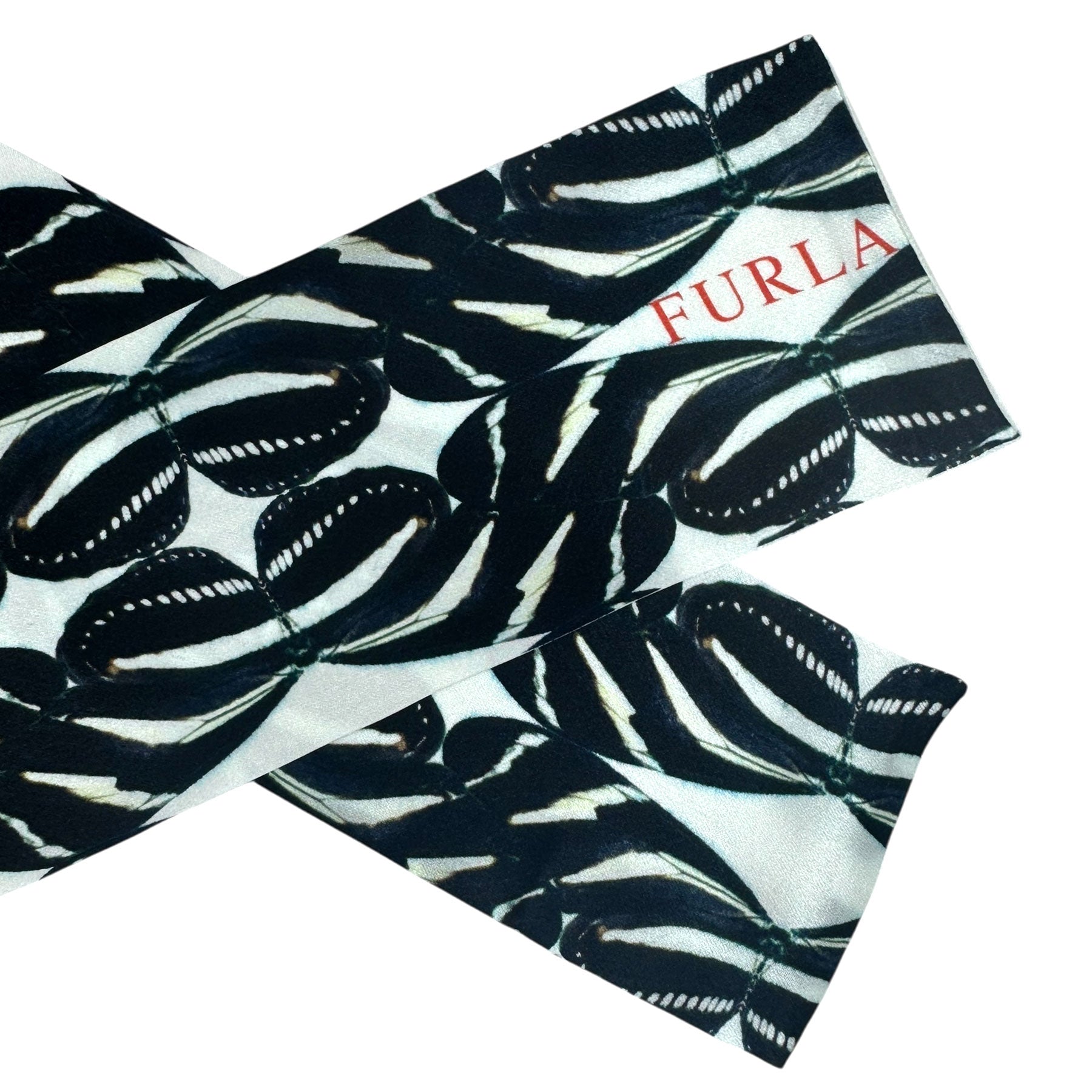 Furla Bandeau Butterfly Design - Twill Silk Women Scarf 
