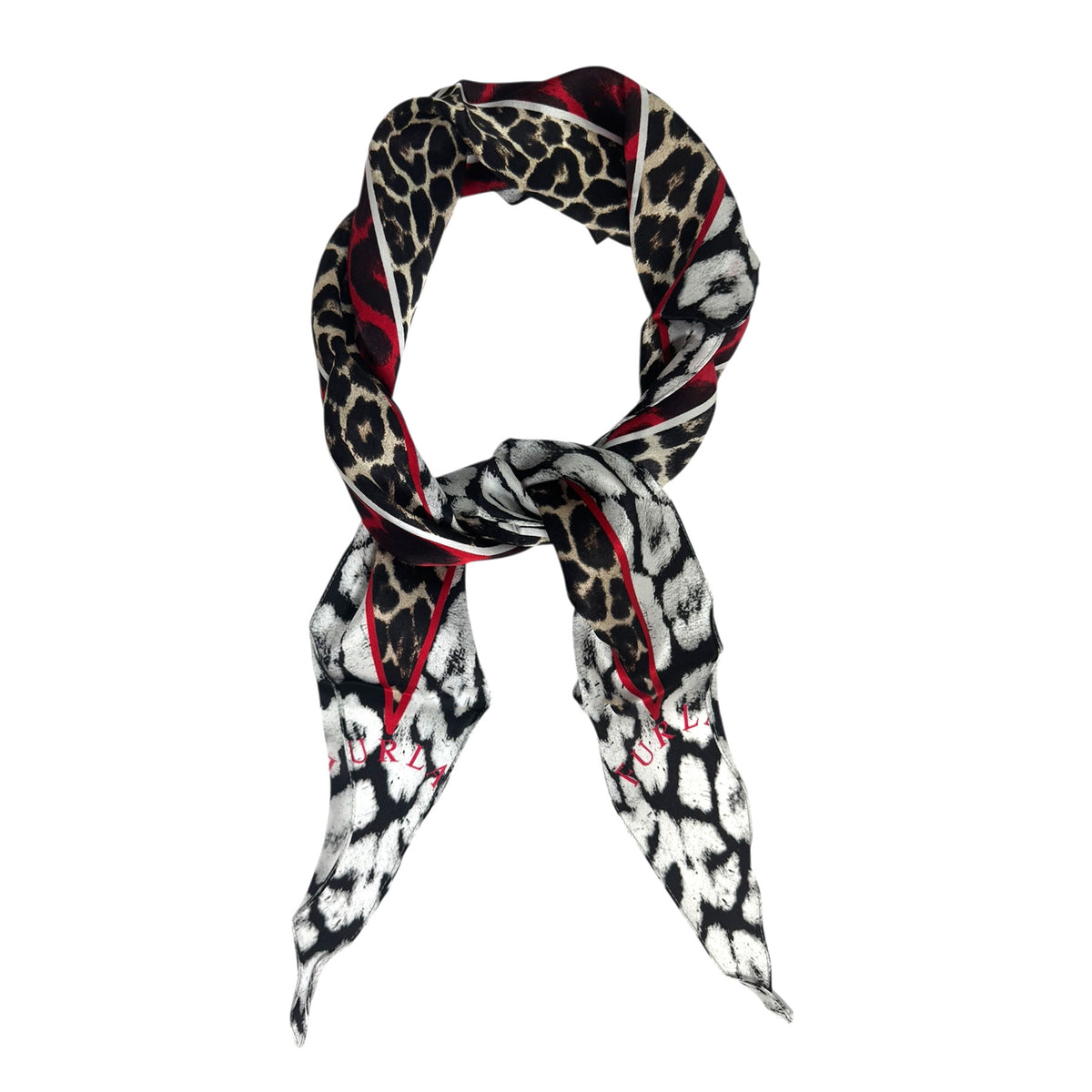 Furla Scarf Panther Print - Diamond Shape 