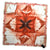 Furla Scarf Red White Pink Floral - Square Silk Scarf