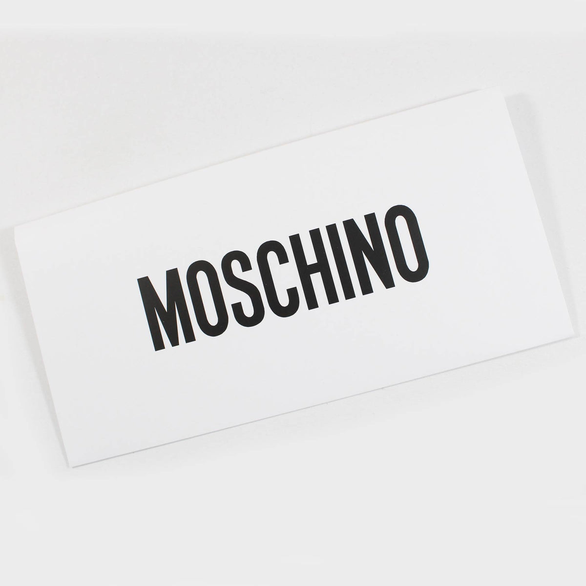 Moschino Scarf Red Black Logo 