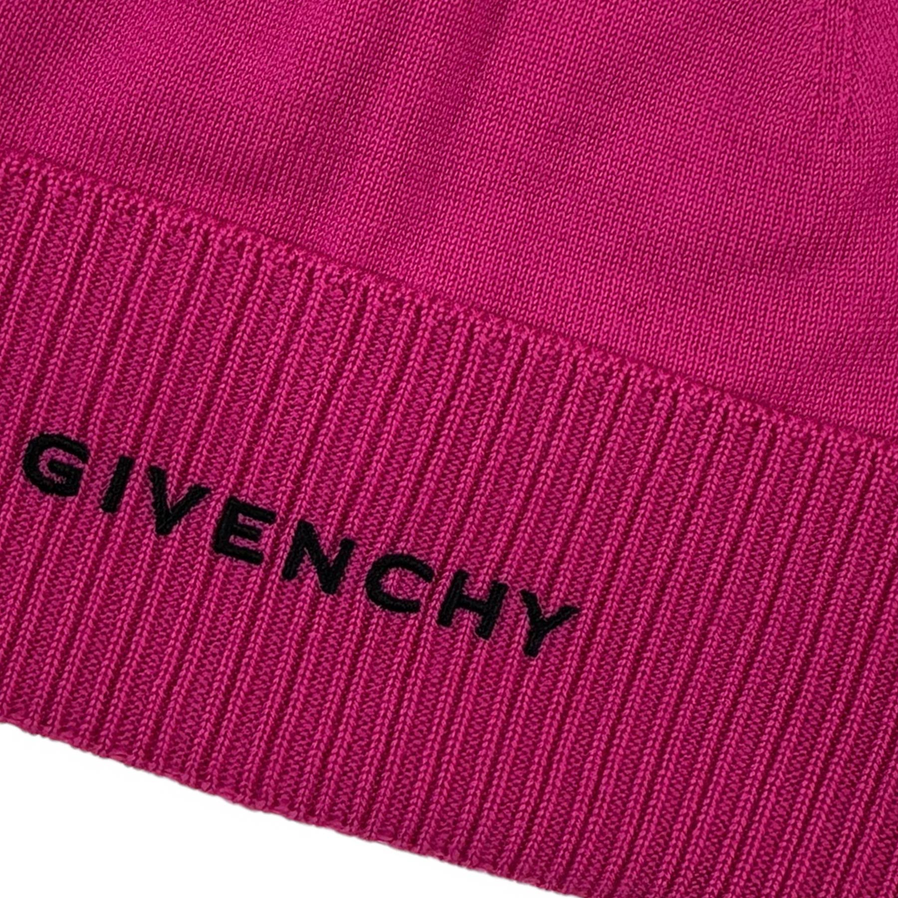 Givenchy Beanie Hat Fuchsia Wool