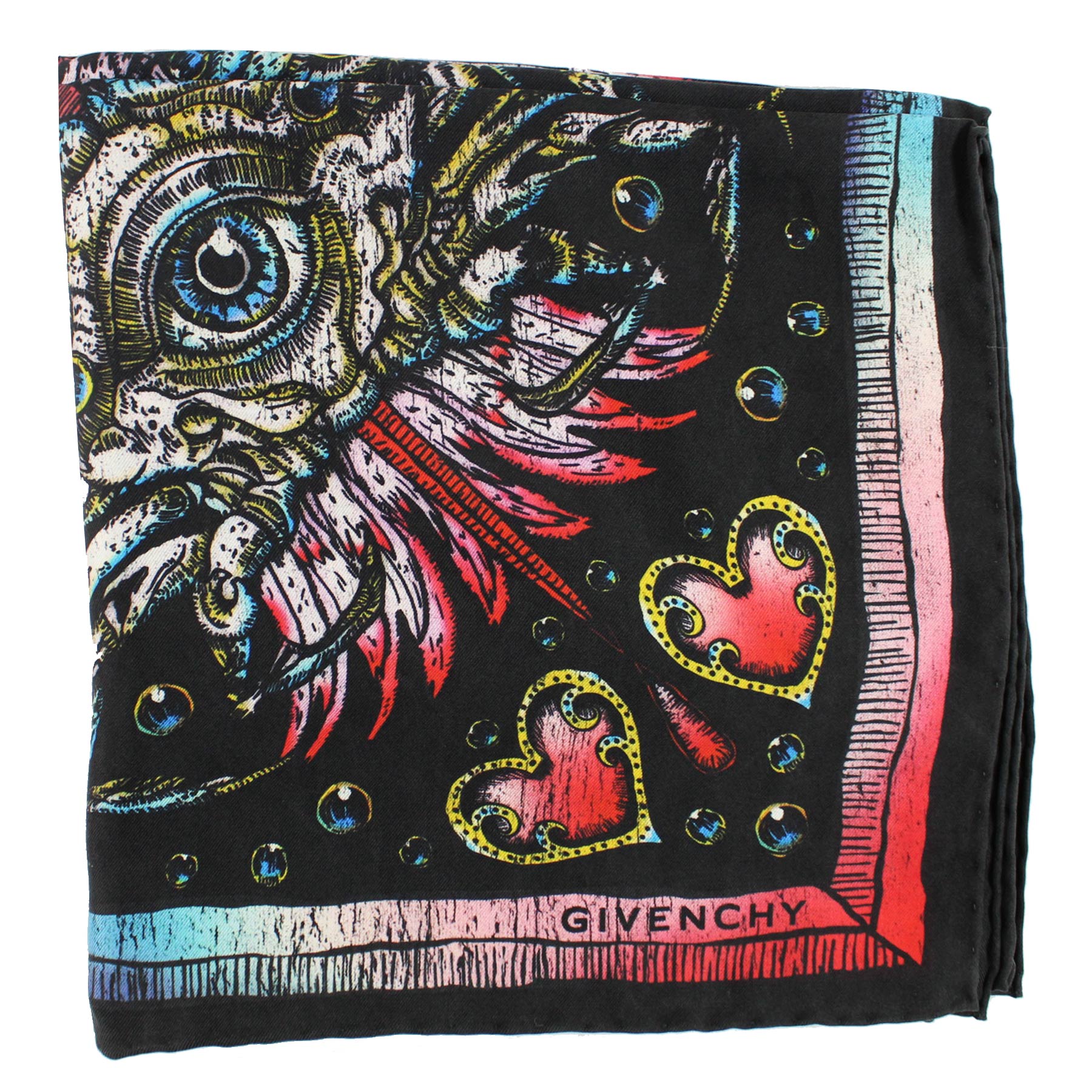 Givenchy Scarf Signature Print - Twill Silk Foulard