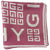 Givenchy Scarf Dark Pink 4G Design - Square Twill Silk Foulard 2024 Collection 