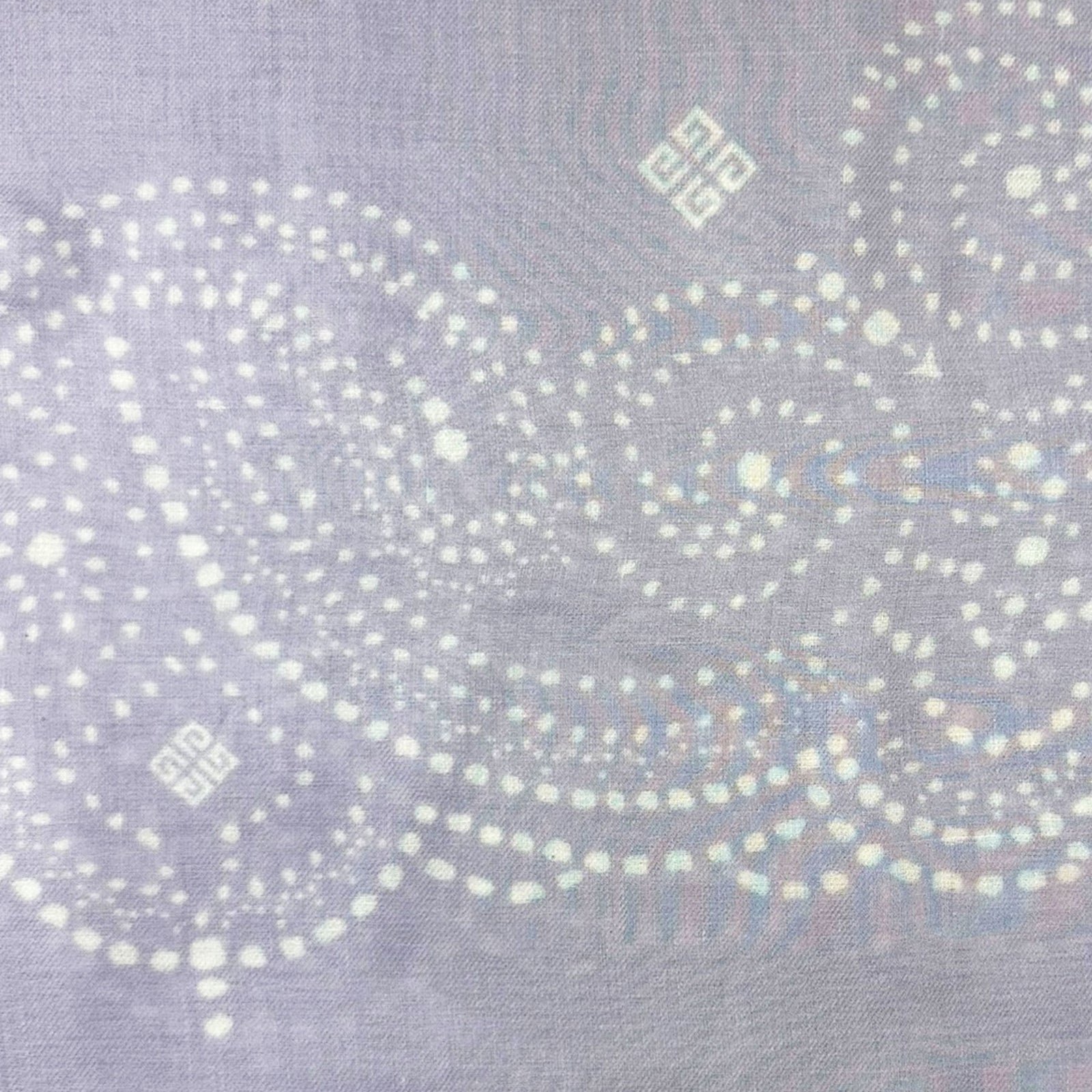 Givenchy Scarf Lilac Paisley 4G