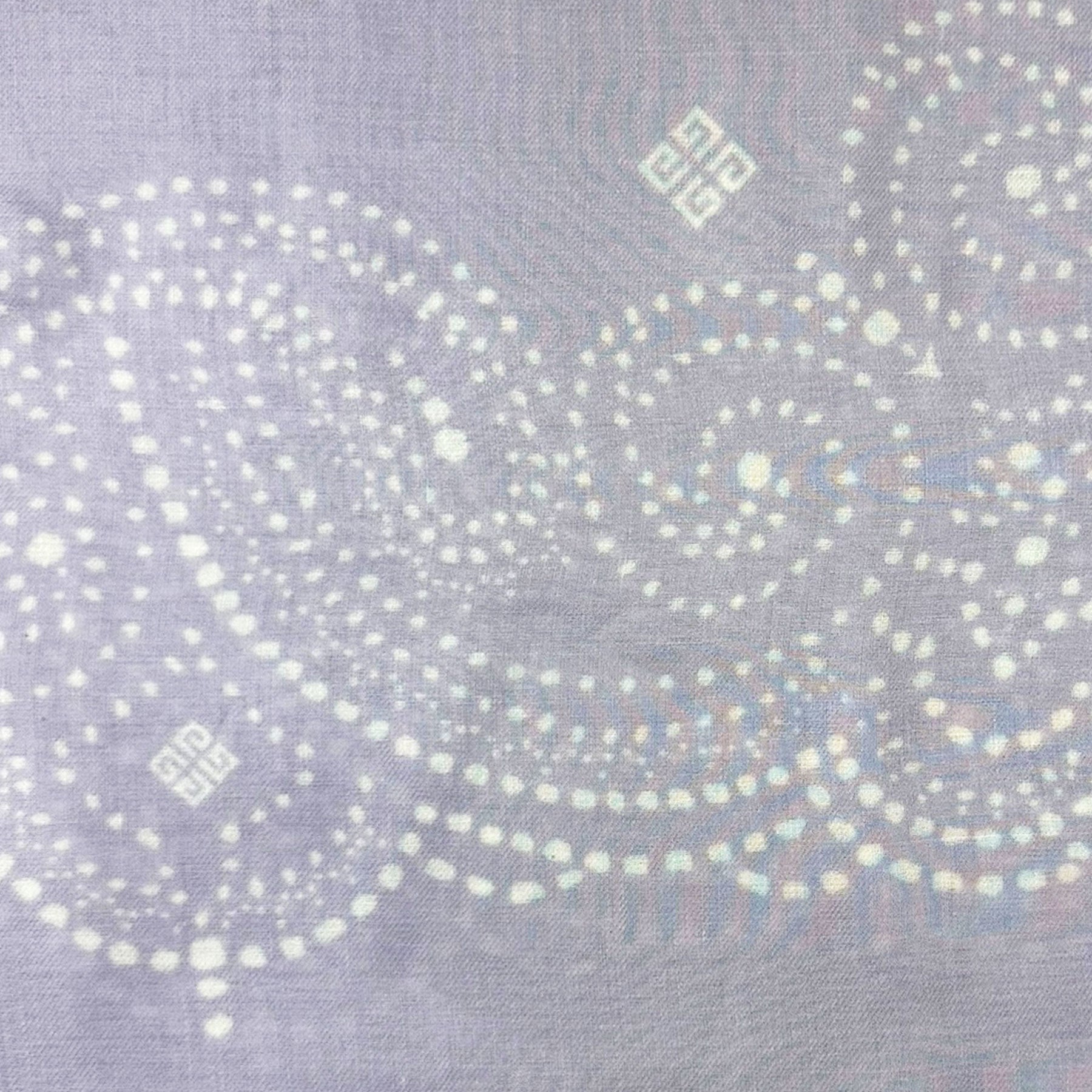 Givenchy Scarf Lilac Paisley 4G