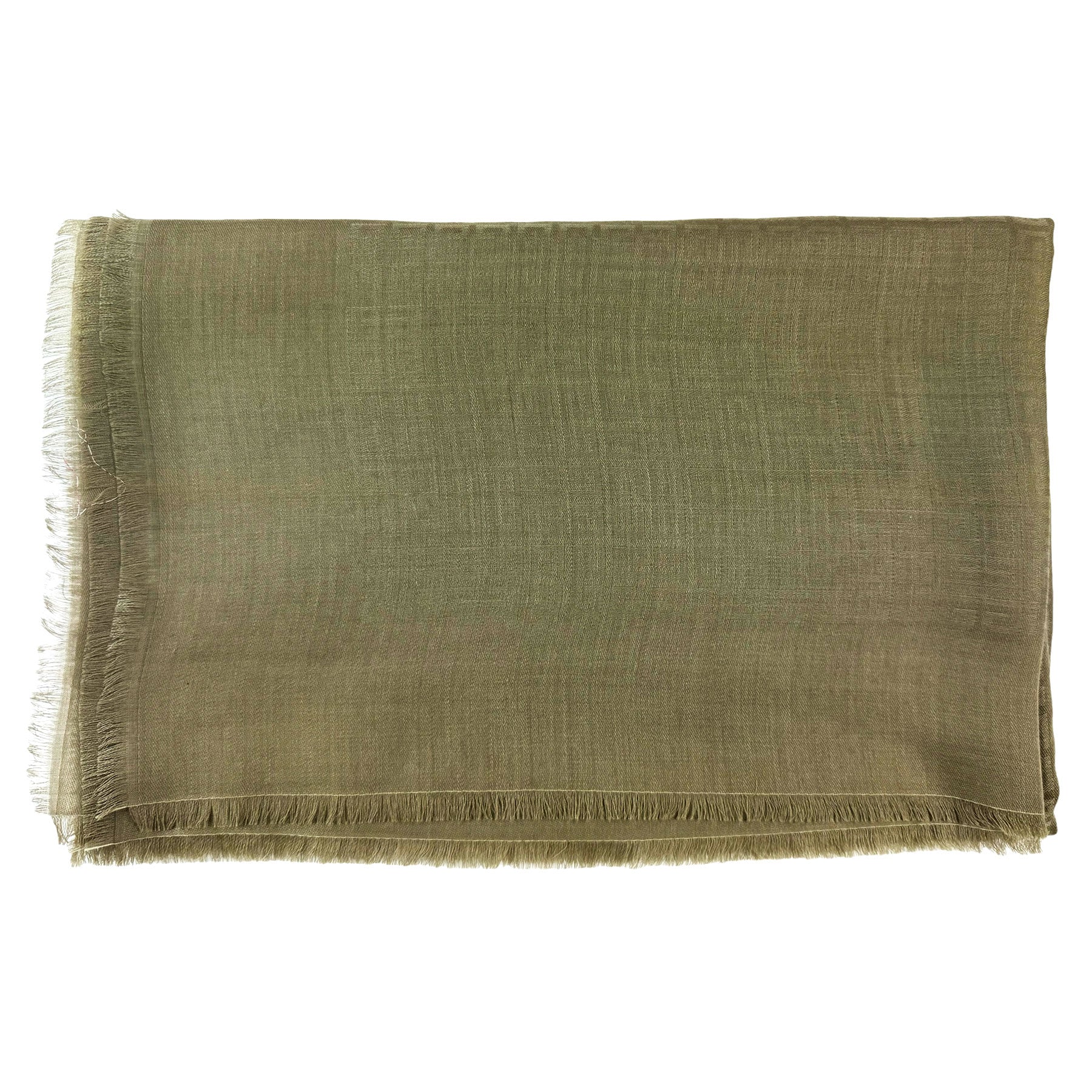 Givenchy Cashmere Scarf Taupe 4G Allover - Extra Large