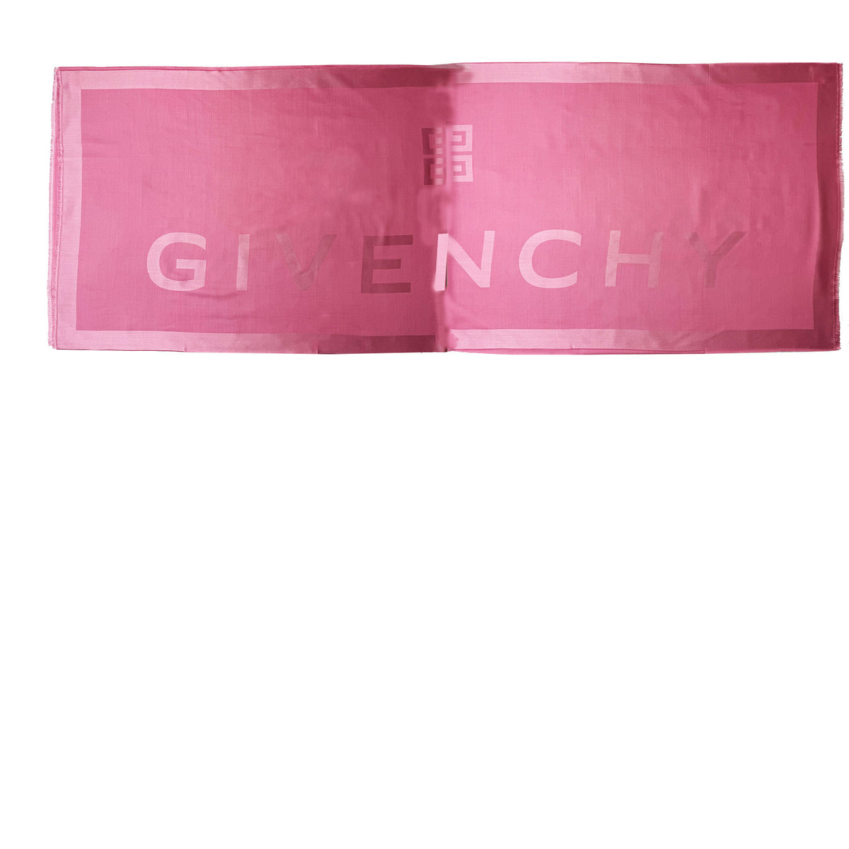 Givenchy Scarf Pink Logo - Wool Silk Shawl SALE