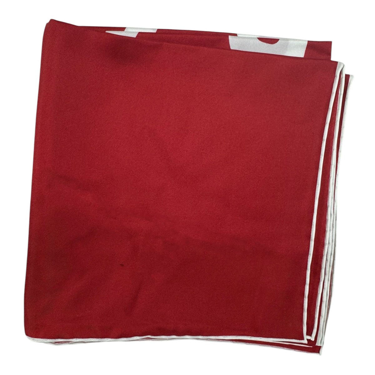 Givenchy Scarf Red Couture Design - Twill Silk Square Foulard