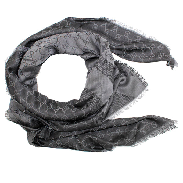 grey gucci shawl