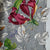 Genuine Gucci Scarf Gray Botanical Floral 