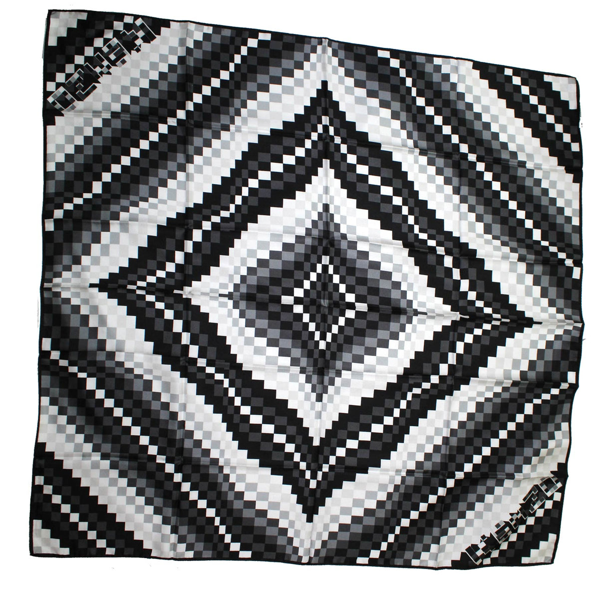  Large Twill Silk Square Foulard