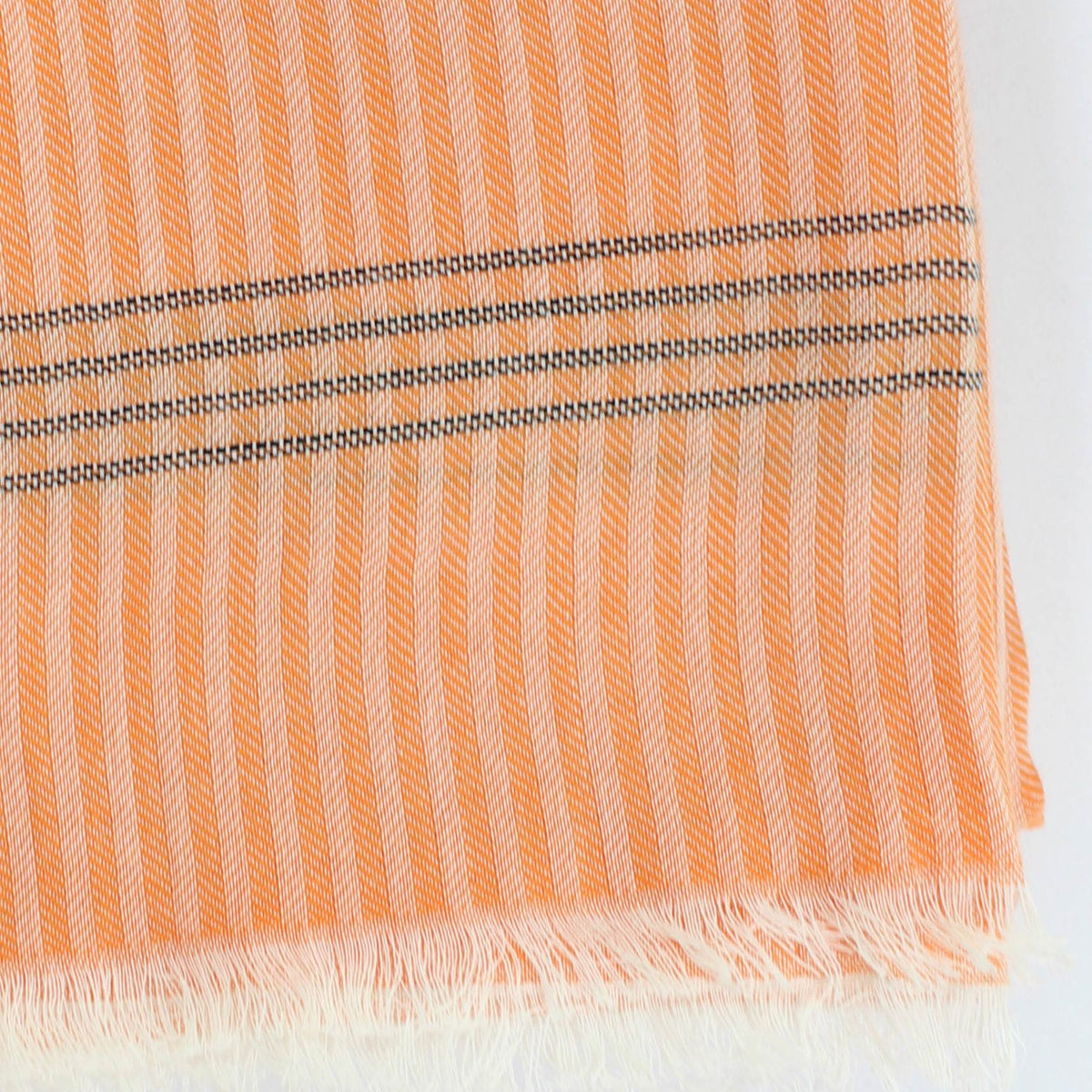 Kiton Scarf Orange - Cotton Shawl