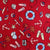 Red Blue Novelty Scarf