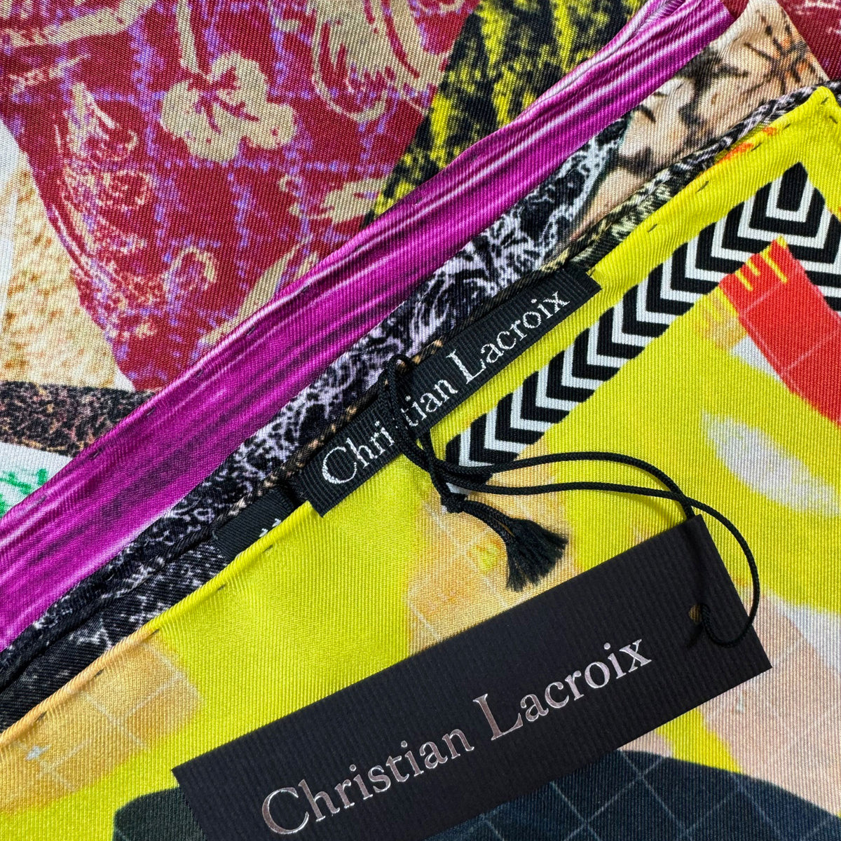 Christian Lacroix Twill Silk Square Foulard