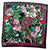 Christian Lacroix Scarf Signature Floral Bouquet - Square Twill Silk Foulard