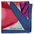 Lacroix Scarf Metal Blue Pink - Square Twill Silk Foulard