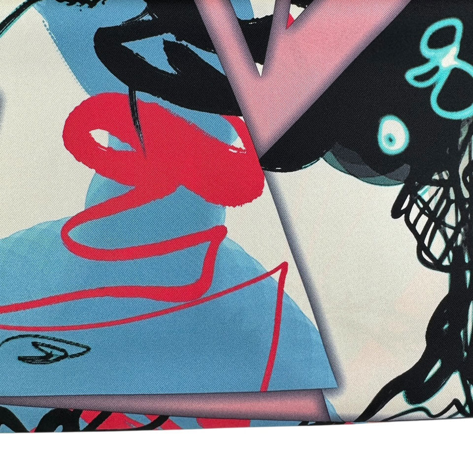 Christian Lacroix Scarf Signature Fashion Model - Square Twill Silk Foulard