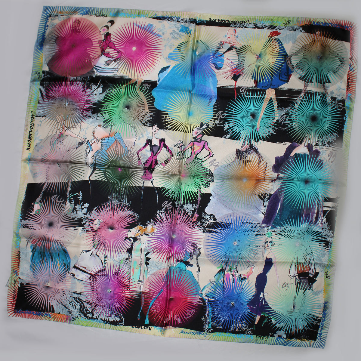 Christian Lacroix Scarf Signature Models - Twill Silk Square Foulard