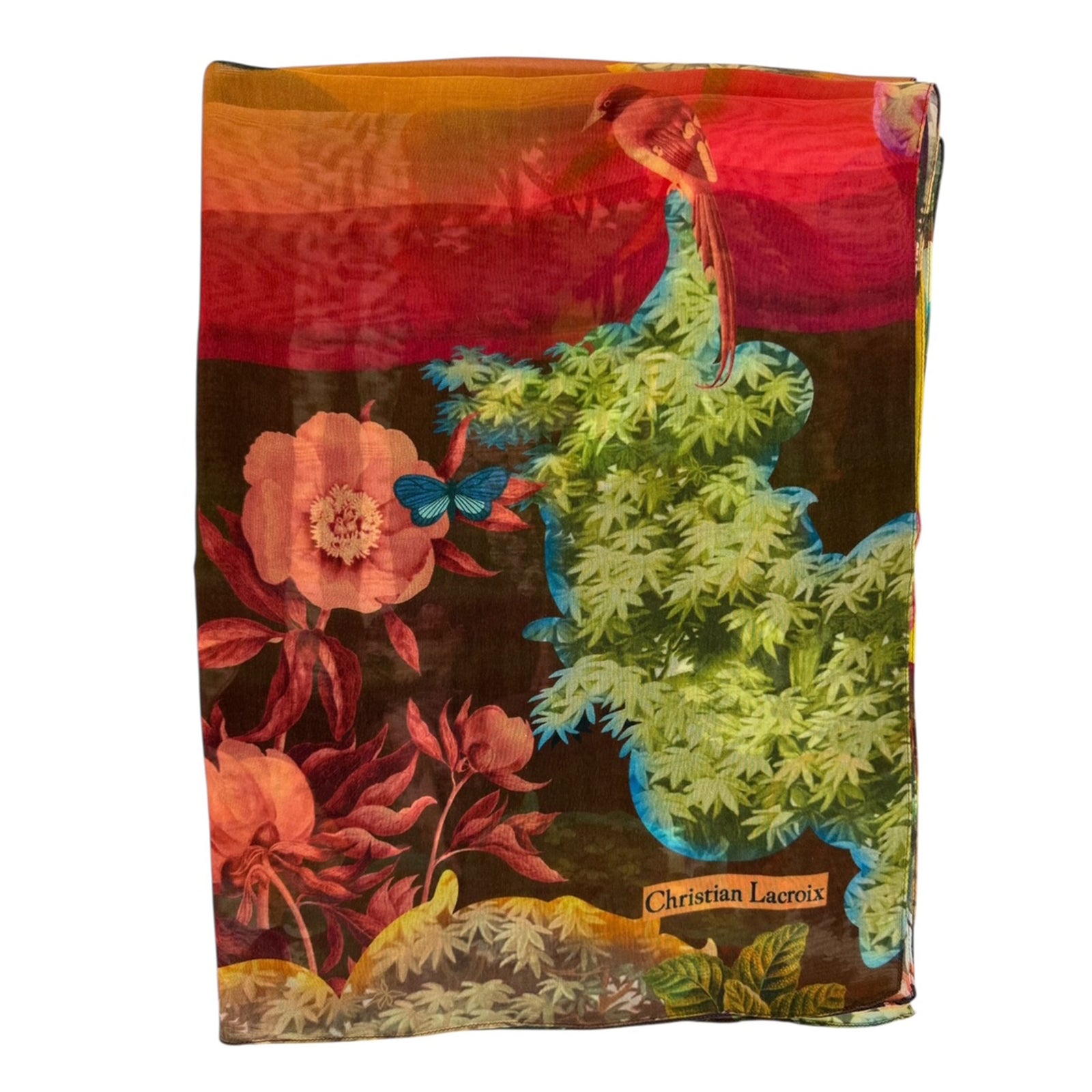Christian Lacroix Scarf - Chiffon Silk Shawl