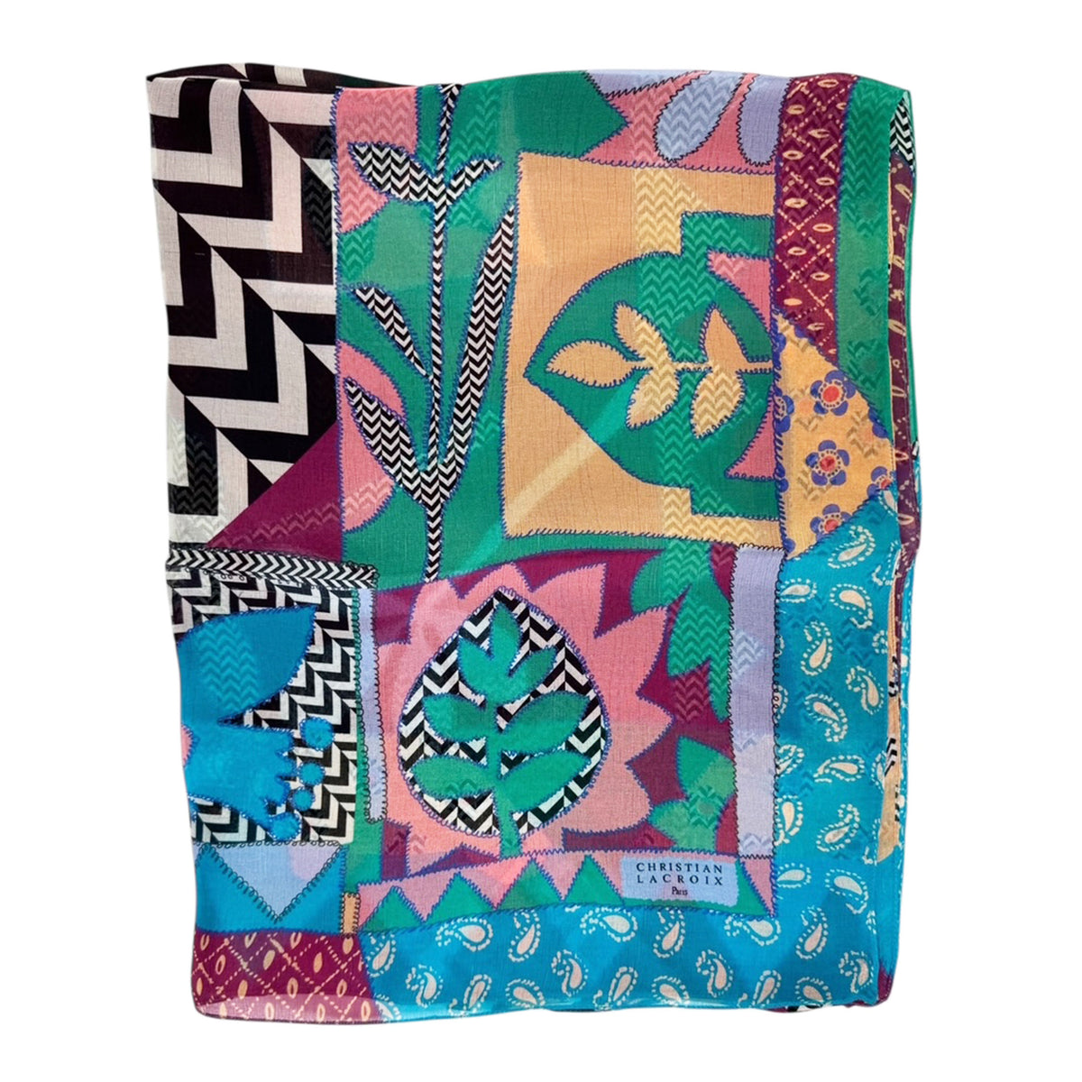 Christian Lacroix Scarf - Chiffon Silk Shawl