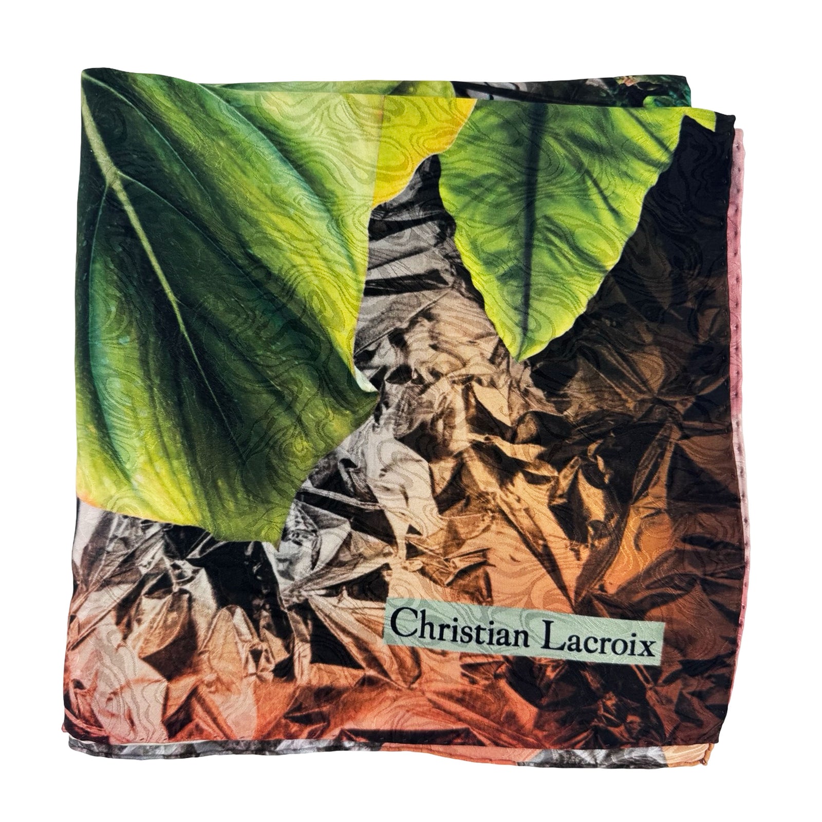 Christian Lacroix Scarf Signature Design - Twill Silk Square Foulard
