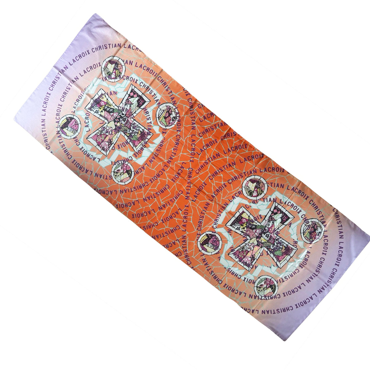 Christian Lacroix Scarf Lilac Pink - Cotton Silk Shawl