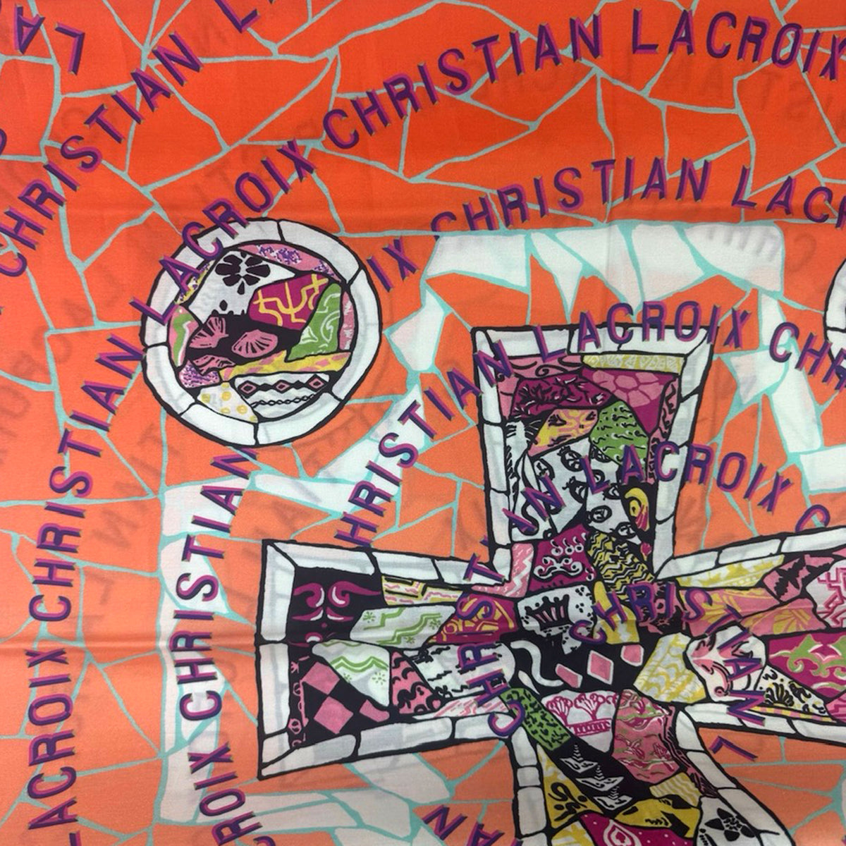 Christian Lacroix Scarf Lilac Pink - Cotton Silk Shawl
