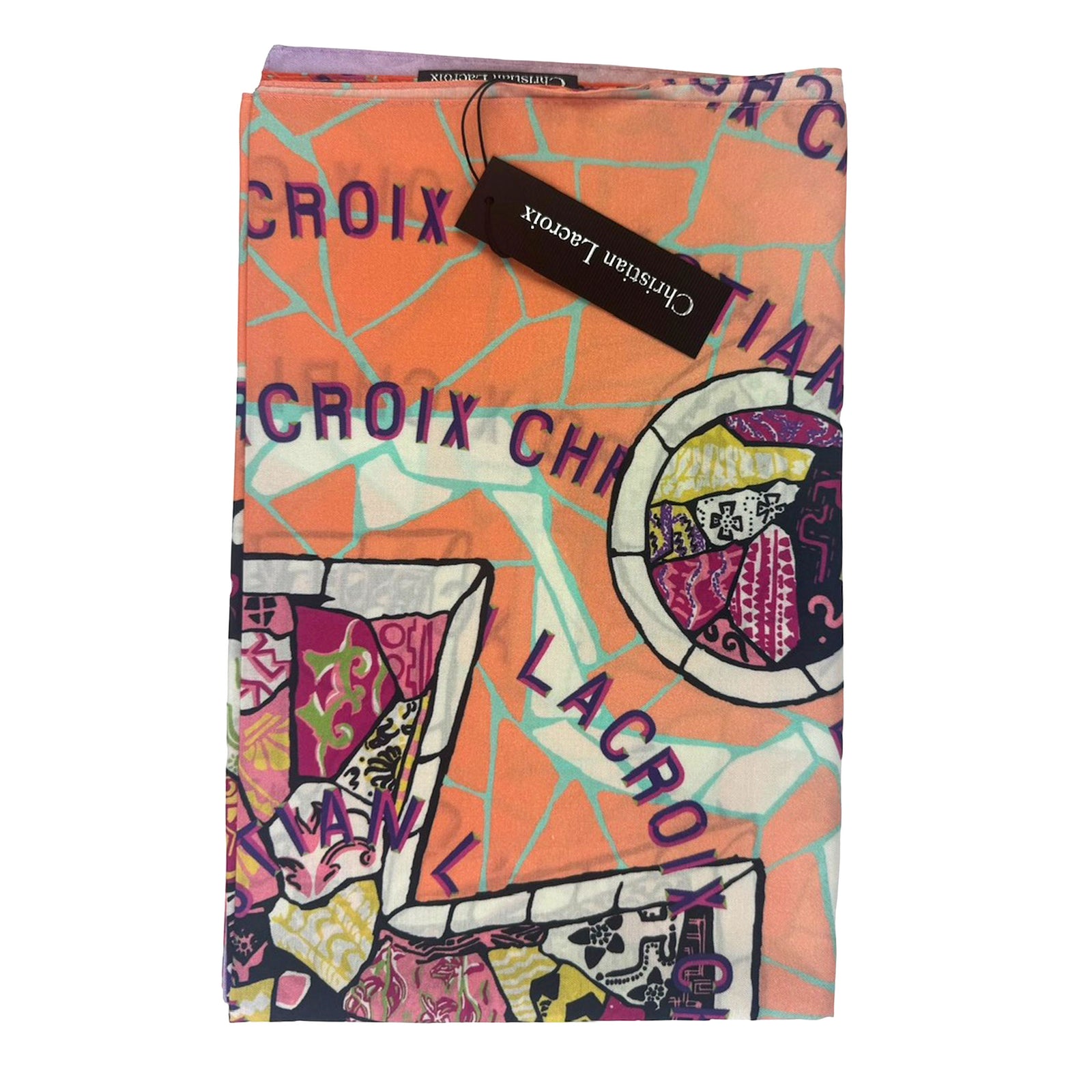 Christian Lacroix Scarf Lilac Pink - Cotton Silk Shawl