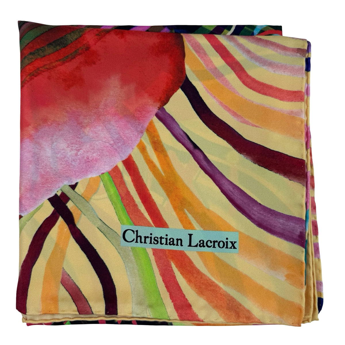 Christian Lacroix Scarf Think Lacroix - Twill Silk Square Foulard