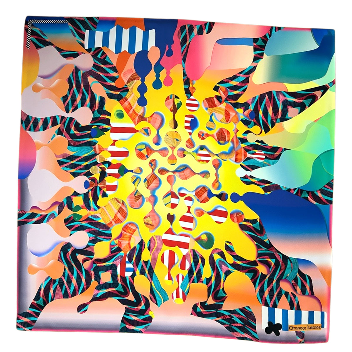 Christian Lacroix Scarf Original Print - Twill Silk Square Foulard