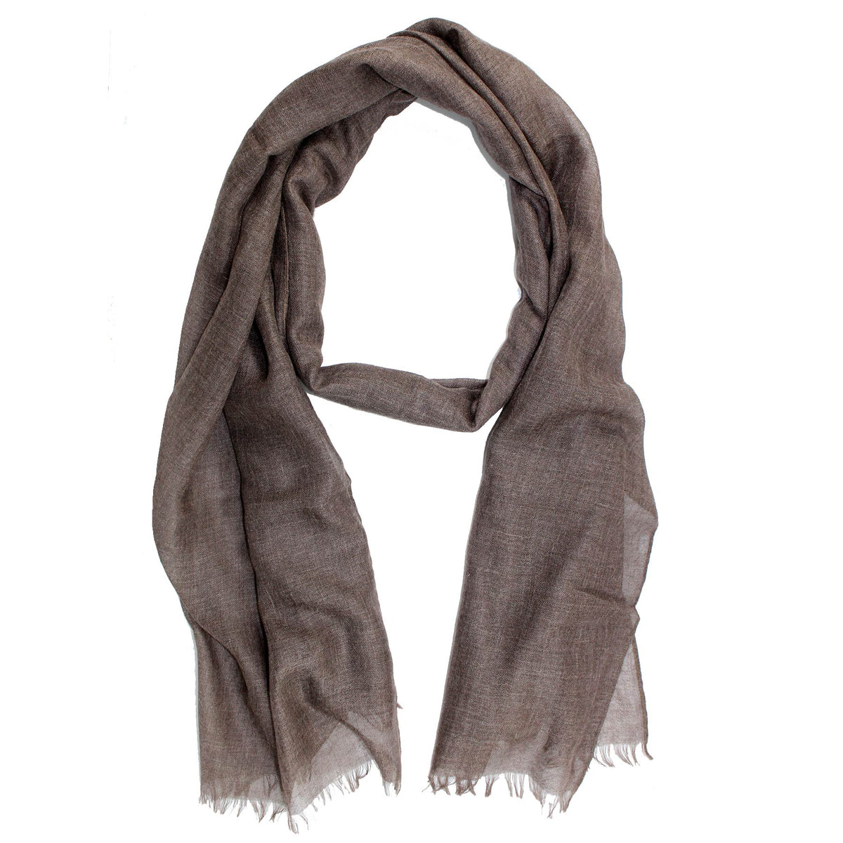 Lanvin Scarf Brown - Cashmere Silk Shawl SALE