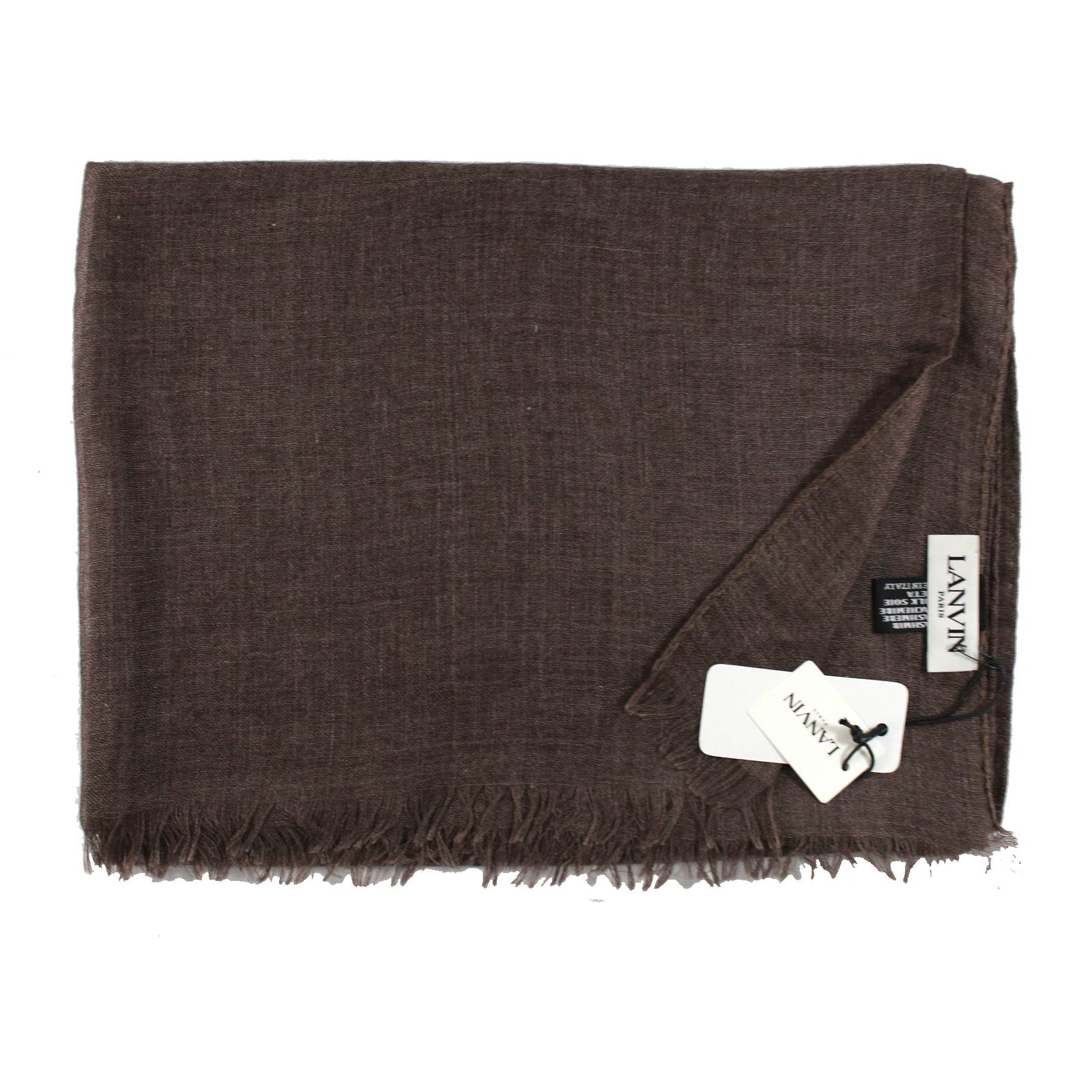Lanvin Scarf Brown - Cashmere Silk Shawl SALE