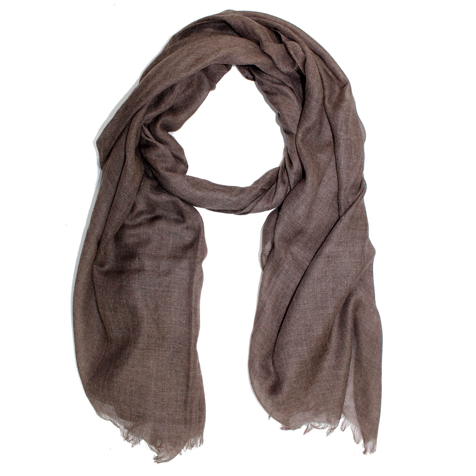 Lanvin Scarf Brown - Cashmere Silk Shawl SALE